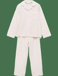 Mango Striped long pyjamas - Set|Barn Sovplagg