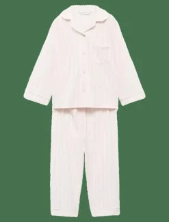 Mango Striped long pyjamas - Set|Barn Sovplagg