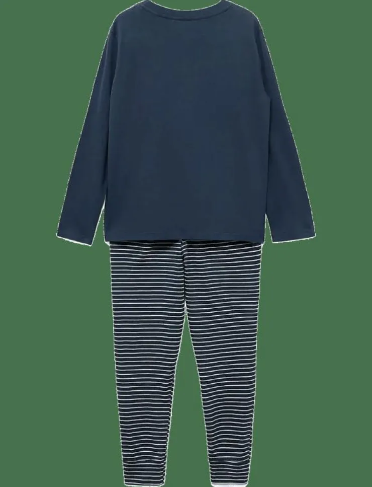Mango Striped long pyjamas - Set|Barn Sovplagg