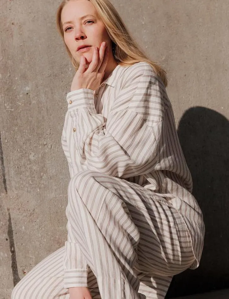 Rethinkit Studios Striped pants PJ - Casual byxor|Kvinnor Byxor