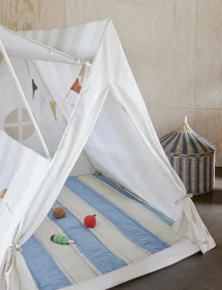 OYOY MINI Striped Quilted Blanket - Filtar & täcken|Barn Sova|Sova