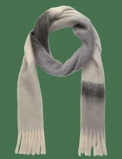 Mango Striped scarf with tasselled ends - Halsdukar|Kvinnor Sjalar & Halsdukar