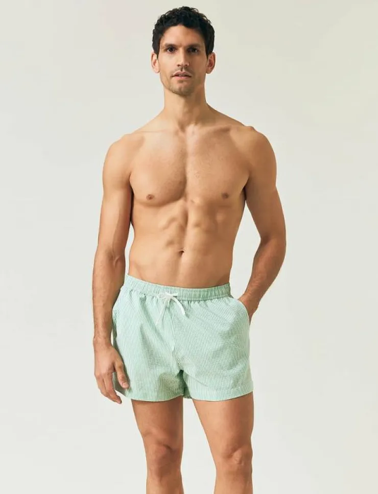 Lexington Clothing Badkläder|Striped Seersucker Swim Trunks - Badbyxor