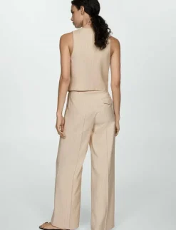 Mango Striped suit waistcoat - Kavajer|Kvinnor Kavajer