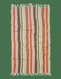 Becksöndergaard Stripies Cotta Towel - Badrumstextilier| Handdukar & Badlakan