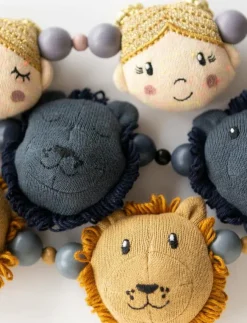 Barn Smallstuff Barnvagnar & Tillbehör|Stroller chain, knittet, ballerina - Leksak för barnvagnen