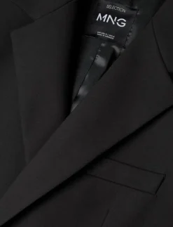 Mango Structured double fabric coat with belt - Ullkappor|Kvinnor Jackor & Kappor