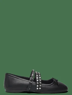 Mango Studded ballet flats with straps - Ballerinas|Kvinnor Ballerinaskor