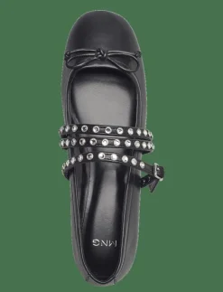 Mango Studded ballet flats with straps - Ballerinas|Kvinnor Ballerinaskor