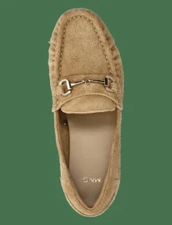Mango Suede moccasins with buckle - Loafers|Kvinnor Loafers