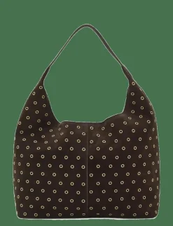 Mango Suede shopper bag with eyelets - Shoppers|Kvinnor Shoppingväskor & Totes