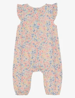 Barn Minymo Bodysuits|Suit AOP w. Lining - Kortärmad bodysuit