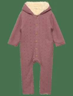 Barn Minymo Fleecekläder|Suit Knit w. Teddy Lining - Fleeceoverall