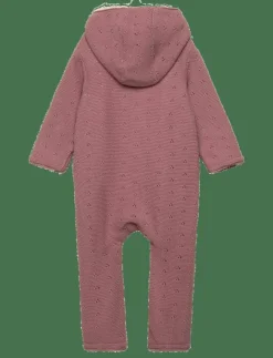 Barn Minymo Fleecekläder|Suit Knit w. Teddy Lining - Fleeceoverall