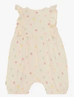 Barn Minymo Bodysuits|Suit SS AOP - Kortärmad bodysuit