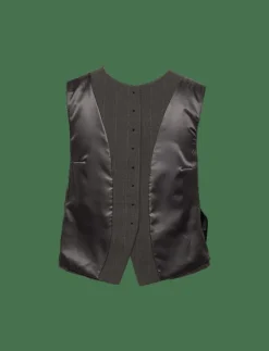 Kvinnor Mango Västar|Suit waistcoat with buttons - Stickade västar