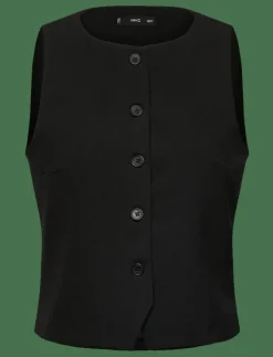 Mango Suit waistcoat with buttons - Stickade västar|Kvinnor Västar