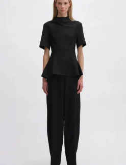 REMAIN Birger Christensen SUITING PEPLUM TOP - T-shirts|Kvinnor T-Shirts & Toppar
