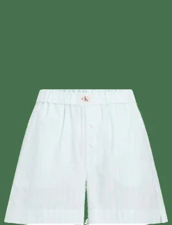 Kvinnor Calvin Klein Jeans Shorts|SUMMER POPLIN BOXER SHORT - Casual shorts