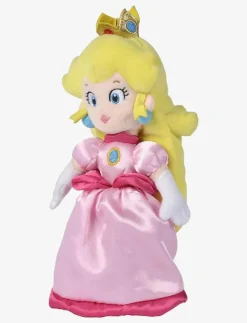 Simba Toys Super Mario, Prinsessan Peach Gosedjur (27cm) - Mjuka leksaker|Barn Gosedjur