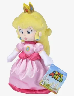 Simba Toys Super Mario, Prinsessan Peach Gosedjur (27cm) - Mjuka leksaker|Barn Gosedjur