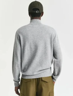 GANT Stickat|SUPERFINE LAMBSWOOL HALF ZIP - Stickat