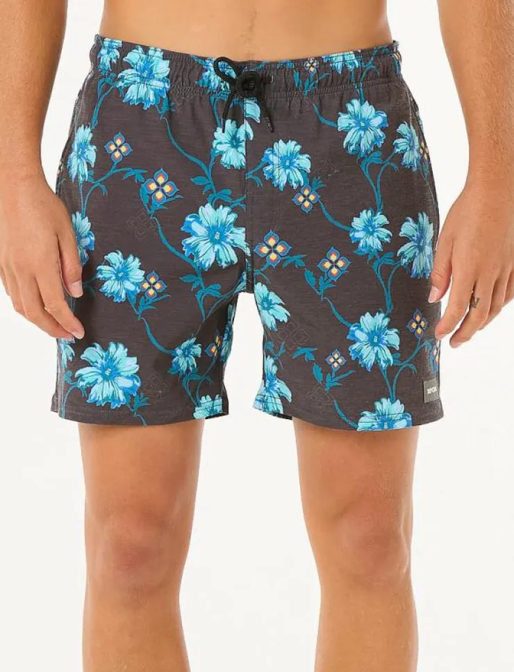Rip Curl Badshorts|Badkläder|SURF REVIVAL FLORAL VOLLEY - Badbyxor