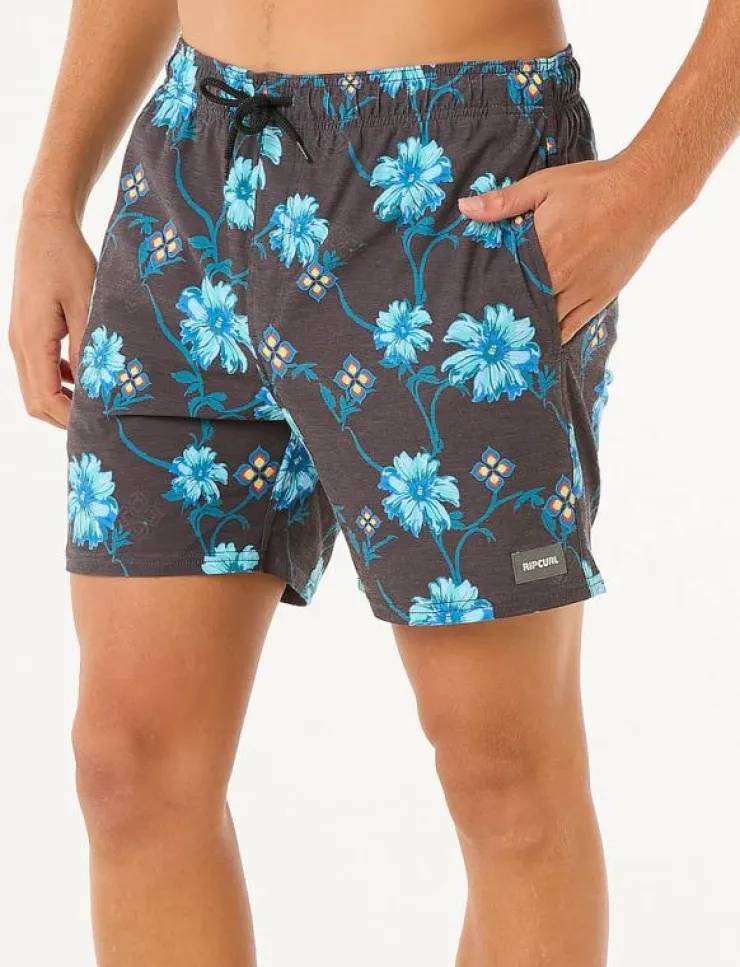 Rip Curl Badshorts|Badkläder|SURF REVIVAL FLORAL VOLLEY - Badbyxor