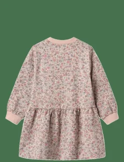 Barn Wheat Klänningar & Kjolar|Sweat Dress L/S Zenia - Långärmade vardagsklänningar