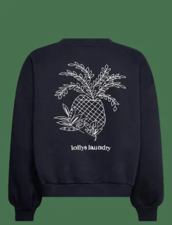 Kvinnor Lollys Laundry Sweatshirts|SydneyLL Pineapple Sweatshirt LS - Sweatshirts
