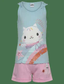Barn Gabby's Dollhouse Set|T SHIRT + SHORT - Set med kortärmad t-shirt