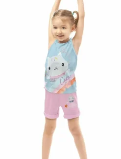Barn Gabby's Dollhouse Set|T SHIRT + SHORT - Set med kortärmad t-shirt