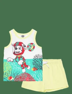 Barn Paw Patrol Set|T SHIRT + SHORT - Set med kortärmad t-shirt