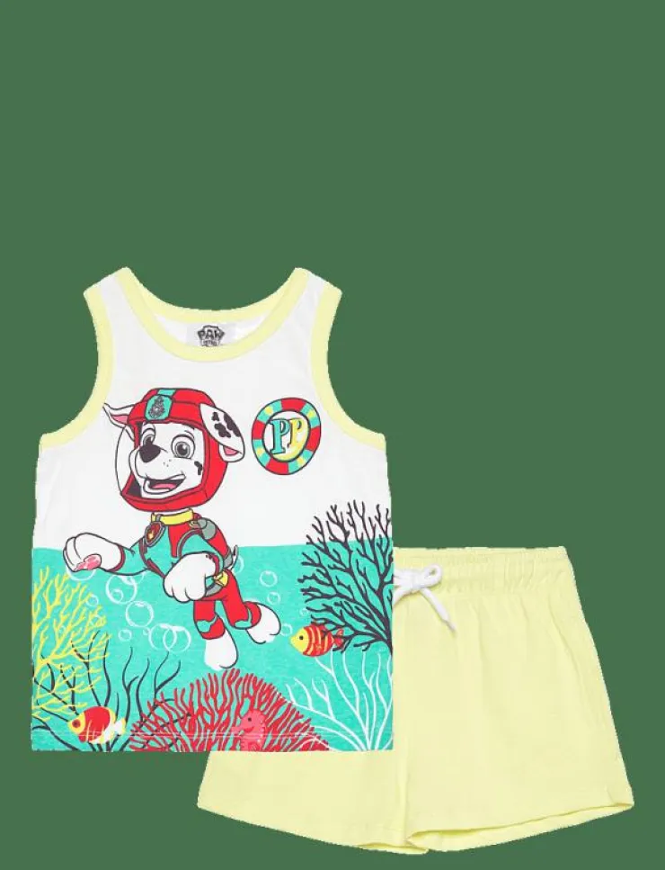 Barn Paw Patrol Set|T SHIRT + SHORT - Set med kortärmad t-shirt