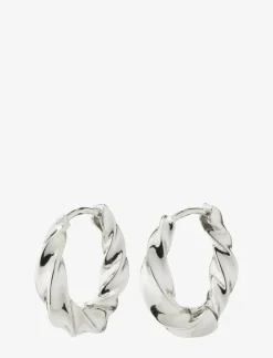 Kvinnor Pilgrim Smycken|TAFFY recycled medium size swirl hoop earrings - Hoops