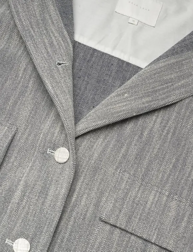 Naja Lauf TAO JACKET ROUGH 2-TONE - Overshirts|Kvinnor Overshirts