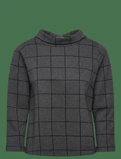 Jumperfabriken Tara Houndstooth Jumper - Sweatshirts|Kvinnor Sweatshirts