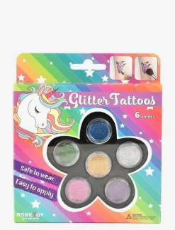 Robetoy TATTOO GLITTER KIT 6 COLOR - Tatueringar|Barn Rita & Pyssla