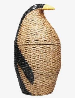 Bloomingville Förvaring|Tazia Basket w/Lid, Black, Bankuan Grass - Förvaringskorgar