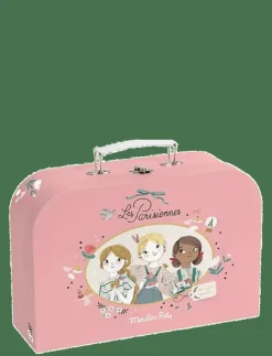 Barn Moulin Roty Leksakskök & Tillbehör|Tea Set in Carry Case 14 pcs - Les Parisiennes - Leksakskök & Tillbehör