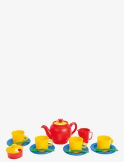 Dantoy TEA SET IN NET L:19 CM 17 PCS - Leksakskök & Tillbehör|Barn Leksakskök & Tillbehör