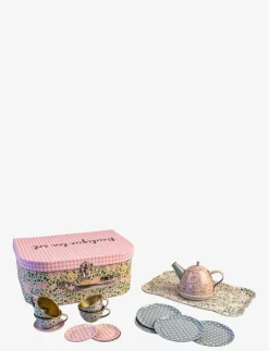 Barn Magni Toys Leksakskök & Tillbehör|Tea set in suitcase, - Leksakskök & Tillbehör