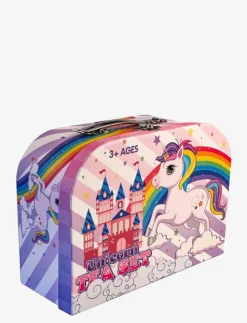 Barn Magni Toys Leksakskök & Tillbehör|Tea set in suitcase w. unicorn motives - Leksakskök & Tillbehör