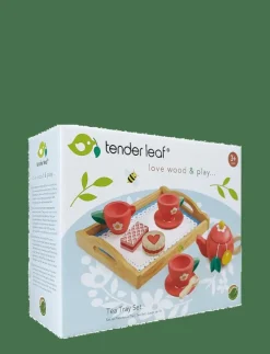Barn Tender Leaf Leksakskök & Tillbehör|Tea Tray Set - Strawberry - Leksakskök & Tillbehör