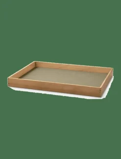 LIND DNA Serveringstillbehör|Teak Tray Square Even - Brickor