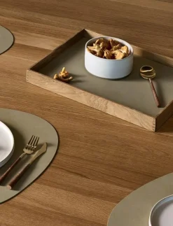 LIND DNA Serveringstillbehör|Teak Tray Square Even - Brickor