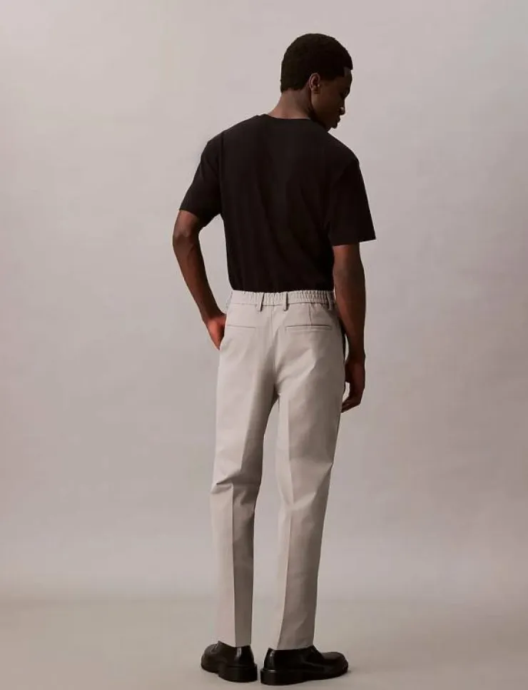 Calvin Klein TECH HALF ELASTIC TROUSER - Kostymbyxor| Byxor
