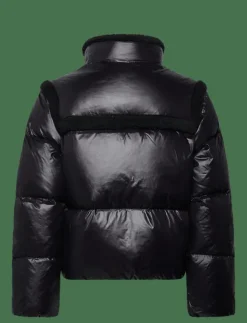 Barn Ralph Lauren Kids Jackor|Teddy Fleece–Trim Down Boxy Jacket - Dunjackor & fodrade jackor