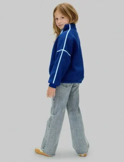 Calvin Klein TEDDY HALF ZIP SWEATSHIRT - Jackor|Barn Fleecekläder