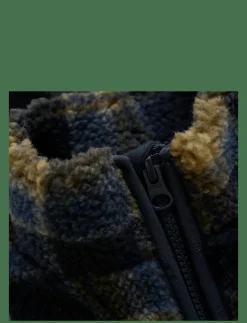 Barn Minymo Fleecekläder|Teddy Jacket AOP w. Lining - Jackor